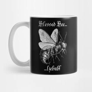 Blessed Bee... lzebub! - white letter version Mug